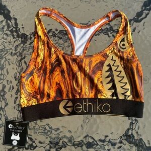 S Ethika Bomber Torched Sports Bra Size Small